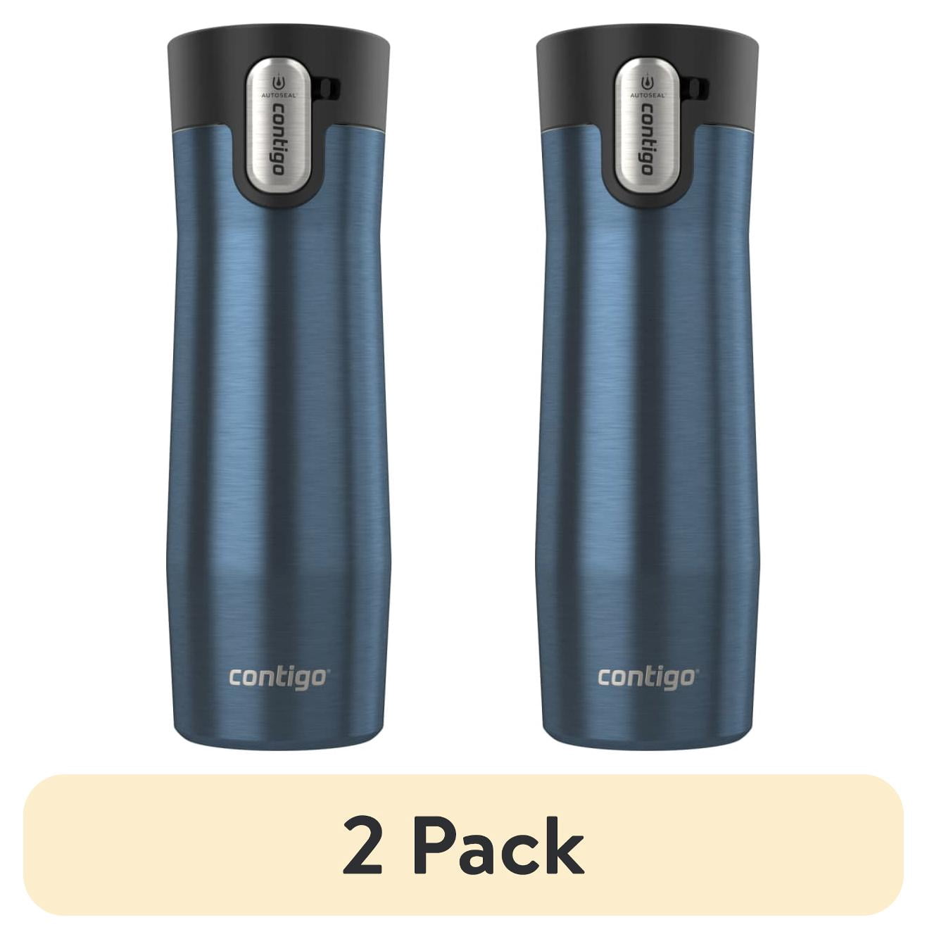 Contigo Taza de Viaje de Acero Inoxidable con Aislamiento Al VacÃo AUTOSEAL West Loop con Tapa Fácil de Limpiar, 20 oz