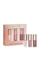 LAWLESS Women's Mini Forget The Filler Lip Plumping Line Smoothing Gloss Set, Sugar & Spice, One Size