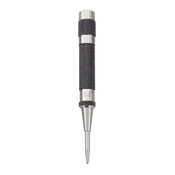 Starrett Steel Automatic Center Punch, 5" Length, 9/16" Punch Diameter