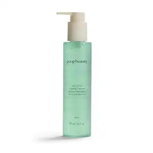 goop Beauty Daily Detox Foaming Cleanser | Hydrating Face Wash to Remove Makeup, Oil, & Dirt | Malachite, AHAs, & Glycerin | 5.2 fl oz