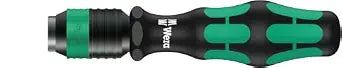 Wera - 5051272001 Kraftform 813 R Hexagon Bitholding Screwdriver, Rapidator Quick-Release Chuck, 1/4" Head, 90mm Blade Length