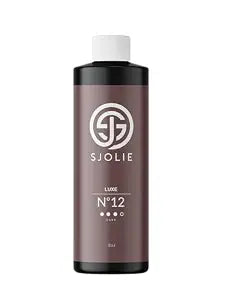 SJOLIE Spray Tan Solution - Luxe 12 - Violet Based Dark Blend | Sunless Tanning Solution for Deep, Dark Bronze Finish, All Natural (8oz)