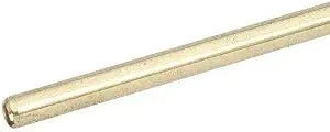 Van Dyke's Restorers Solid Brass Decorative Gallery Rod for Desks, Bookcases, Cabinets and Shelves - Brass, 36"