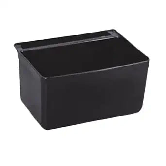 A-to-Z Supply PLBC0012B Silverware Bin, 13 x 9-1/4 x 7 in, Black