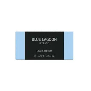 Blue Lagoon Skin Science - Lava Soap Bar - Blue - Fine Grained Bioactive Soap - Lightly Exfoliating - Suitable for Face and Body - Dermatologically Tested - Vegan - 100g