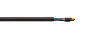 20AWG 12C Unshielded Cable Wire, AWM 2464 Matte Black 25FT
