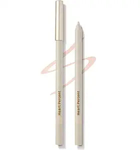 Heart Percent Dote On Mood Gel Eyeliner Pencil ��� Long-Lasting Waterproof Smudge Proof Smooth Retractable, Aegyo Sal Makeup, Under Eye Highlighter with Built-In Sharpener, #06. Cream