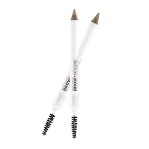wet n wild Brow-Sessive Brow_Pencil, Ultra-Precise Dual Ended Spoolie Brush for Perfect Buidlable Blendable Shaping, Natural Lasting Shades for Every Brow, Cruelty-Free & Vegan - Taupe (Pack of 2)