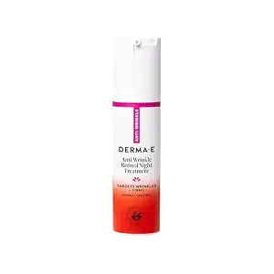 Derma E Anti-Wrinkle Retinol Night Treatment, 1 Fl Oz Night Cream