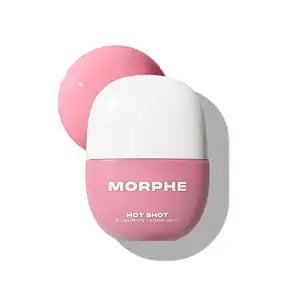 Morphe Hot Shot Blush Drops - Hydrating, Buildable Liquid Blush for Cheeks with Niacinamide and Antioxidants- Buildable, Waterweight Formula for a Natural Finish - That Girl (0.5 Fl Oz)