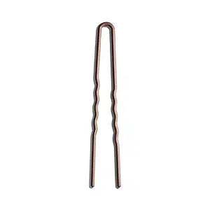 Day Rate Beauty Petite Power Pin 5.5-Inch, U-Shaped French Hair Pin for Buns, Twists and Updos, Nylon-Coated Claw Clip Alternative, Made in USA, Fawn