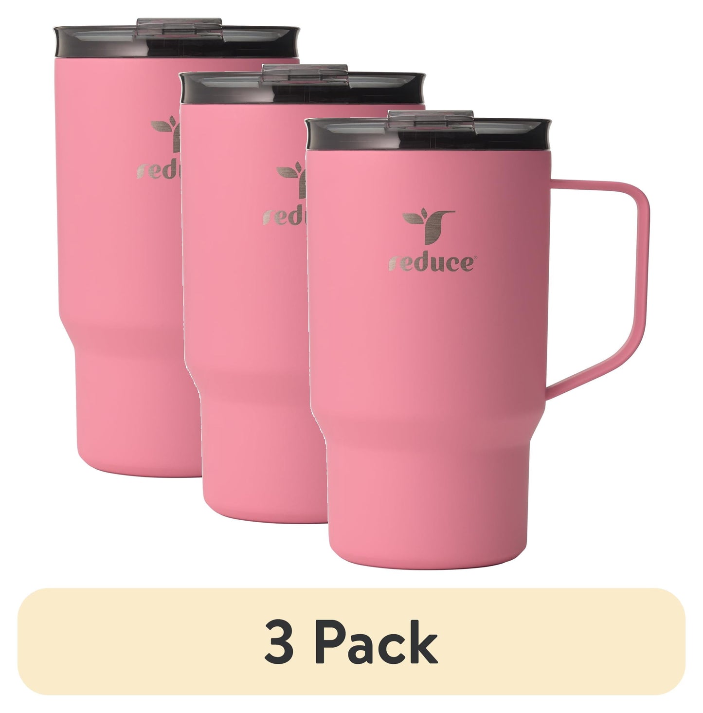 Reduce Hot1 18 oz Stainless Steel Insulated Tumbler with Adjustable Flow Lid – Linen