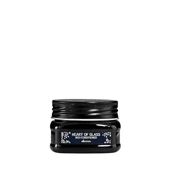 Davines Heart of Glass Rich Conditioner, Fortifying Treatment for Blonde & Silver Hair - Biacidic Bond Complex Repairs, Brightens & Nourishes with Jagua Blue Extract - Weightless Finish