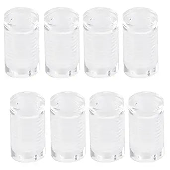 Antrader 8Pcs Clear Standoffs, 1/2" x 3/4" Acrylic Standoff Screws