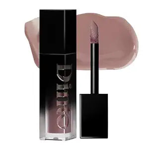 DINTO Blur-Glowy Mini Lip Tint (259 Deus) ��� Dewy Finish Glowy Korean Lip Tint, Long Lasting All Day Stain, Neutral Grey Brown, Vegan & Cruelty-Free, 0.04