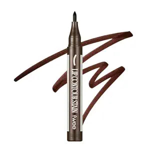 fwee LOCK���n LINE LIP CONTOUR STAIN | 04 Fever | Long-lasting, Powerful fixing, no-transfer, Easy to use, Lightweight, High adhesion formula, lip tint, tinted lip liner