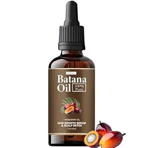 Batana Oil for Hair,Hair Oil with Rosemary for Hair Growth - 100% Organic Batana Oil (1pcs)