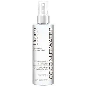 Lirene Self Tanning Vegan Body Coconut Water - Sunless Tanner with Coconut Water and Natural DHA – Streak-Free Bronzing Moisturiser – 150ml