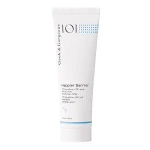 Geek & Gorgeous ��� Happier Barrier ��� Lightweight Moisturizer with Squalane, Ceramides & Green Tea Extract ��� Supports Soft, Hydrated Skin & Barrier Care ��� For Normal, Dry & Combination Skin ��� 1.69 oz