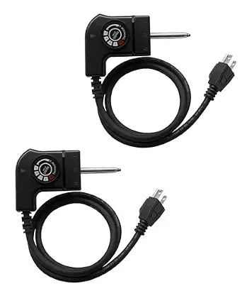 2PCS Electric Skillet Cord Adjustable Thermostat Control