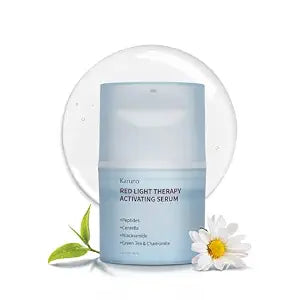 Red Light Therapy Activation Serum for Face – Activation & Hydration Booster for LED Mask, Microcurrent & Facial Devices – Hyaluronic Acid, Green Tea, Niacinamide, Centella & Aloe – 1.01 fl.oz