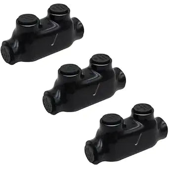 MAKERELE 3-Pack Dual Insulated Multi-Tap Connectors, 1/0-14AWG 1 Port
