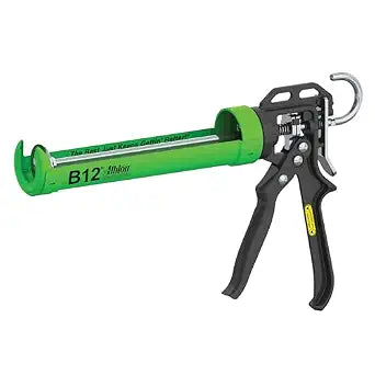 Albion Engineering Company B12 B-Line Manual Cartridge Caulking Gun, 1/10 Gallon (10 oz), 12:1 Drive