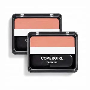 COVERGIRL Cheekers Blendable Powder Blush Iced Cappuccino, .12 oz (packaging may vary), 1 Count (Pack of 2)