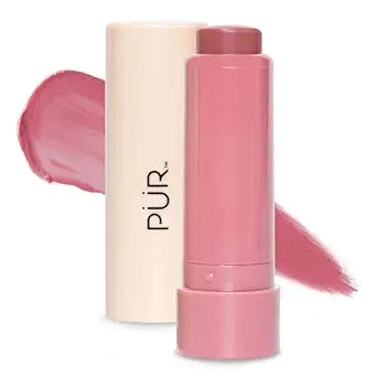 P��R MINERALS Silky Tint Creamy Multitasking Makeup Stick with Peptides - Lip and Cheek Stick with Natural, Healthy-Looking Glow & Ultra-Creamy Fi