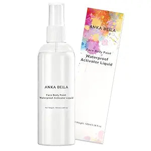 Professional Water Activated Face Paint Activator Liquid���Instead of Water to Activate Colors to Waterproof & Sweatproof & Smudge-Proof,Mixing Liquid All-Day Wear��ï