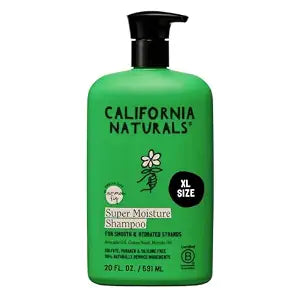 California Naturals Summer Fig Super Moisture Shampoo for Dry Damaged Hair, Moisturizing Shampoo for Women & Men, Natural, Vegan, Cruelty, Paraben & Sulfate Free, Color Safe, 20 fl oz