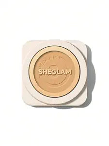 SHEGLAM SKin-Focus Full Coverage Powder Foundation Oil-Control Lightweight Face Pressed Powder Makeup-Butterscotch