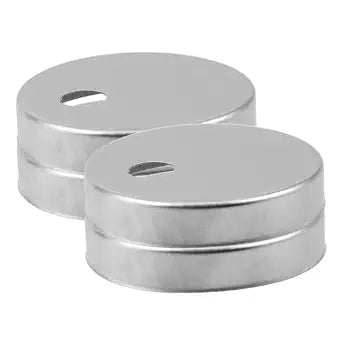 LIFKOME 4pcs Stainless Steel Toilet Screw Covers for Bathroom Easy to Install and Maintain Metal Caps for Toilet Screws and Bolts