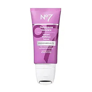 No7 Menopause Skincare Instant Radiance Facial Serum, 30ml