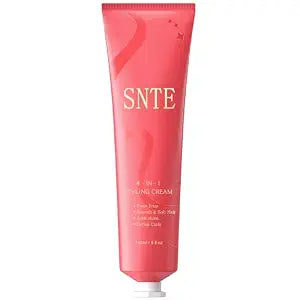 4-in-1 Styling Cream for Flyaways & Curl Defining, Non-Greasy Smoothing Cream for Women & Kids, Add Shine Slick Back Hair, No White Flakes & Chemical Flavors Fly Away Hair Tamer