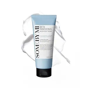 SOME BY MI Beta-Panthenol Repair Body Cream - 6.76Oz, 200ml - Hydrating and Redness-Soothing Daily Korean Panthenol Body Lotion - Rebuilds Body Skin Barrier for Sensitive Skin - Korean Skin Care