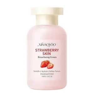 Strawberry Skin Resurfacing Cream, Reduce Chicken Skin Bumps, Exfoliating Body Lotion for Rough & Bumpy Skin, 3.53 OZ