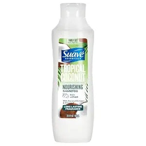 suave+ Essentials Tropical Coconut Nourishing Shampoo, Dry Hair, 22.5 fl oz