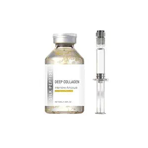 Navaro Peptide Deep Collagen Lifting Ampoule Silk Extract Formula, Lightweight Texture, Fast Absorption, Non-Greasy Finish, Healthy-Looking Glow 1Pcs