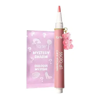 tarte maracuja juicy lip gloss ��� Peptide-Infused Hydrating Glossy Balm, 12HR Instant Moisture lipgloss, Includes Collectible Charm, Vegan & Cruelty-Free, ful