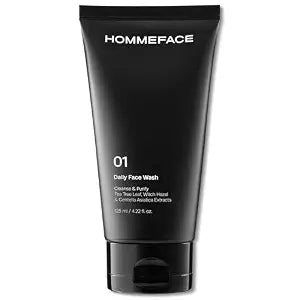 HommeFace Men’s Daily Face Wash - Gentle Foaming Cleanser, 4.22 fl oz
