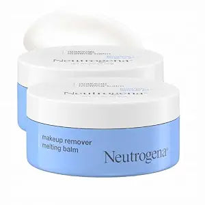 Neutrogena Makeup Remover Melting Balm to Oil with Vitamin E, Gentle and Nourishing Cleansing Balm for Eyes, Lips, or Face, Travel-Friendly for On-the-Go, 2.0 oz (Pack of 2)