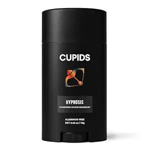Cupids Hypnosis Deodorant for Men ��� Aluminum-Free, Natural, Pheromone-Infused, Vanilla Ember Scent, Organic, Skin-Friendly, Long-Lasting, Non-Sticky, Mens Deodorant, Men's Deo (Vanilla)
