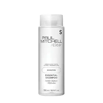 Paul Mitchell Clear Essential Shampoo, Fragrance Free, For Sensitive Scalp + Skin
