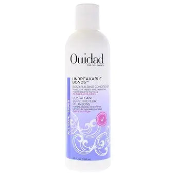 OUIDAD Unbreakable Bonds Bond Building Conditioner for Curly Hair - Fragrance Free - 8.5 oz