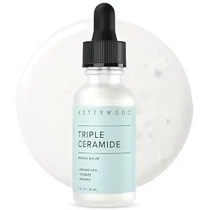 Asterwood Triple Ceramide Barrier Serum for Face, 1 Fl Oz