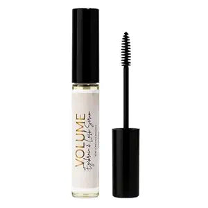 BASK & LATHER Lash Serum with Castor Oil & Jojoba Oil For Thicker, Fuller & Longer Looking Eyelashes and Eyebrows, Conditioning and Enhancing Eyelash Growth Serum with Brush Applicator, 3 Month Supply
