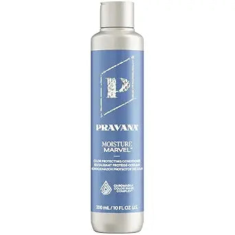 PRAVANA Moisture Marvel Conditioner | Nourishes, Hydrates, Moisturizes | For Dry, Color Treated Hair | Hyaluronic Acid Formula | Chromasilk Enhances Shine & Protection | Vegan | Paraben & Sulfate Free