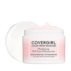 COVERGIRL Clean Fresh Skincare Mattifying Oil-Free Moisturizer, 2.0 Oz
