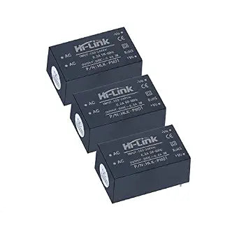 Mini Step-Down Power Supply, Intelligent Home Switching DC Power Module AC DC Isolated Power Module 220v to 5v, HLK PM01 AC DC Converter 220V to 5V3PCS